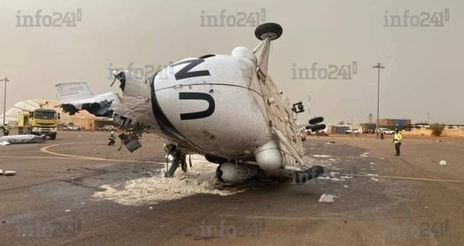 Mali&nbsp;: un hélicoptère de la Minusma renversé par le vent dans le nord du pays