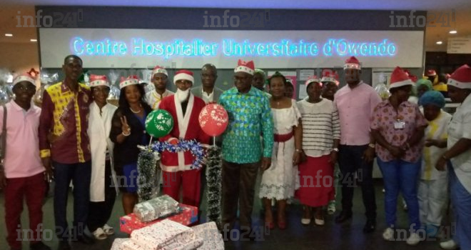Le ministre gabonais de la Santé &laquo;&nbsp;s’assure&nbsp;&raquo; de la distribution des cadeaux de Noël du couple présidentiel