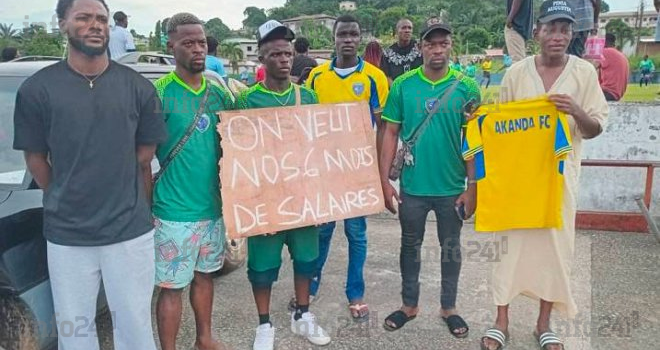 National Foot 2&nbsp;:  Les joueurs d’Akanda FC en colère, réclament 6 mois de salaire impayés