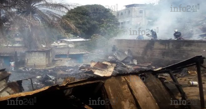 Libreville&nbsp;: Plusieurs familles gabonaises à la belle étoile après un violent incendie à Rio